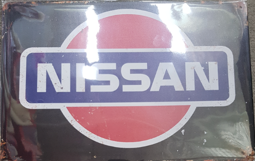 TIN SIGN NISSAN