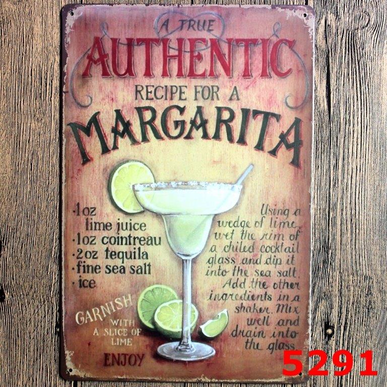 TIN SIGN MARGARITA RECIPE
