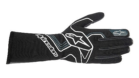GLOVES TECH 1-RACE MED ALPINESTARS BLACK/WHITE
