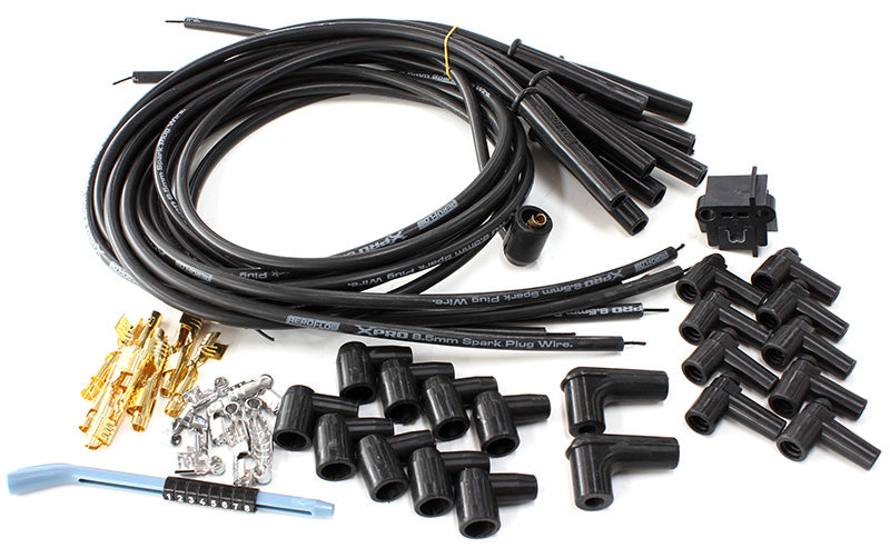 LEAD SET 8.5mm V8 90deg/STR (multi) HEI & STD BLK