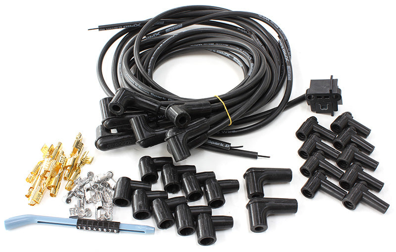 LEAD SET 8.5mm V8 90deg/90deg HEI & STD BLACK