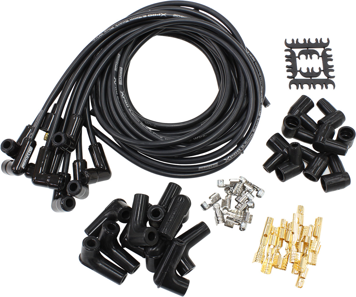LEAD SET 8.5mm V8 90deg/90deg HEI & STD CERAMIC