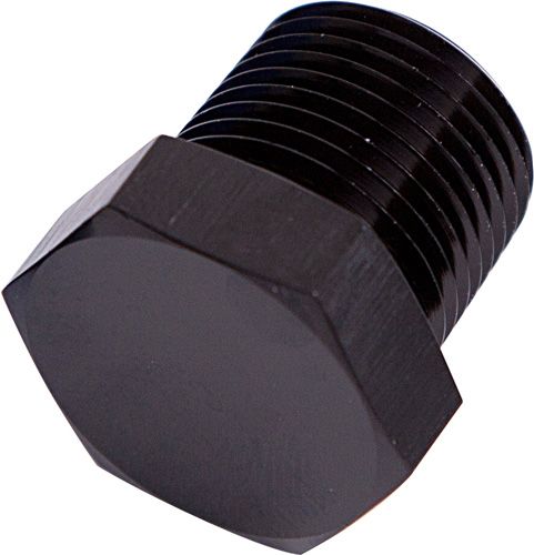 PLUG BUNG 1/8m npt HEX HEAD ALLOY BLACK