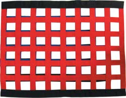 WINDOW NET 18in x 24in RED