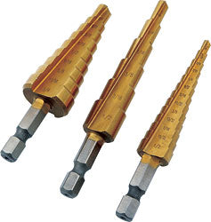 DRILL SET STEPPED 3 piece