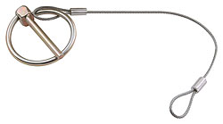 BONNET PIN CLIPS 3/16 with 10in LANYARD each