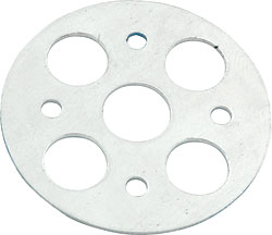 BONNET PIN SCUFF PLATES for 3/8in pin (pkt4) LW