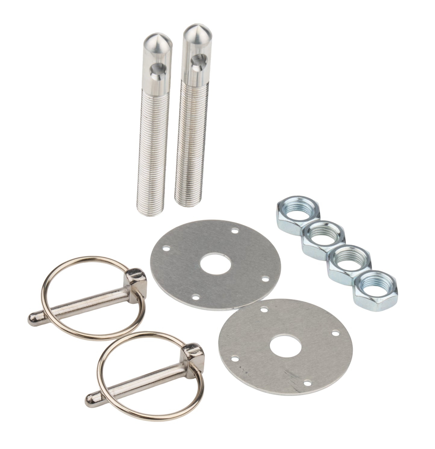 BONNET PINS 1/2in FLIP OVER ALLOY SILVER