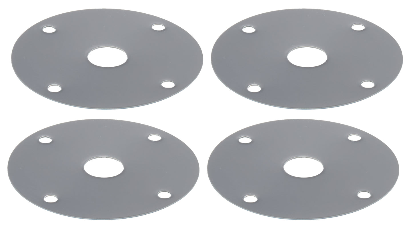 BONNET PIN SCUFF PLATES for 1/2in pin (pkt4)