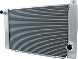 RADIATOR 28x16 CHEV TOP LEFT/BTM RIGHT HD