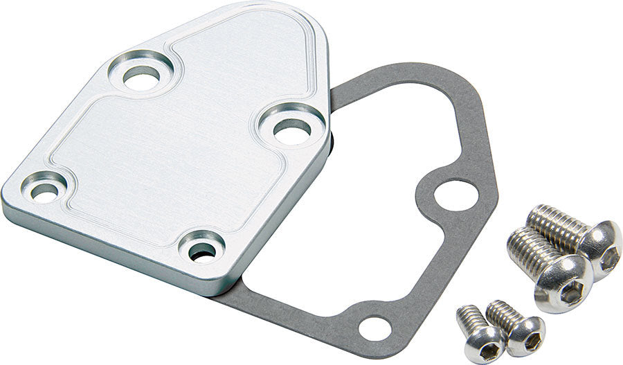 FUEL PUMP BLOCK OFF CHEV SB ALLOY