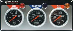 GAUGE PANEL 3 SPORT COMP 2-5/8in OP/WT/OT