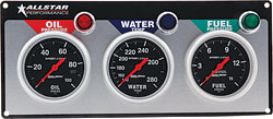 GAUGE PANEL 3 SPORT COMP 2-5/8in OP/WT/FP