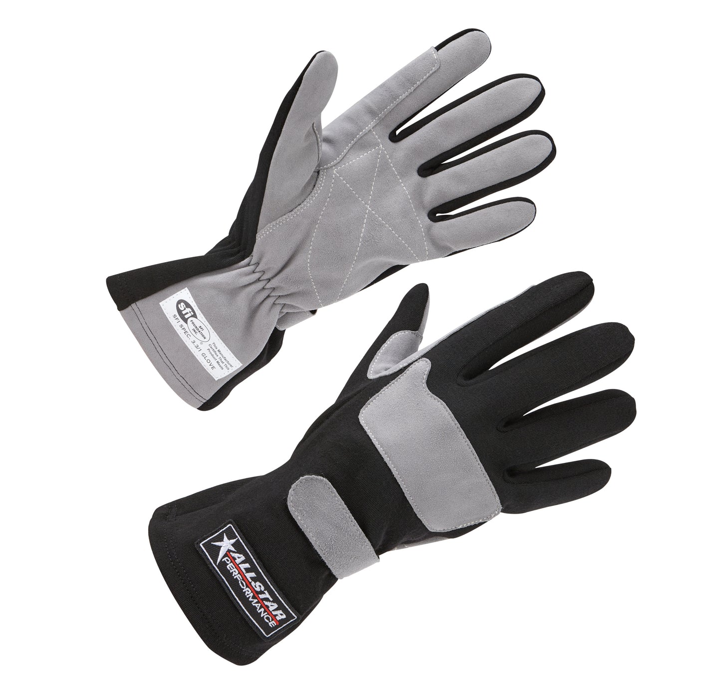 GLOVES 1 LAYER LARGE BLACK ALLSTAR