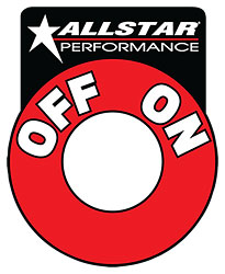 STICKER ON/OFF BATTERY DISC