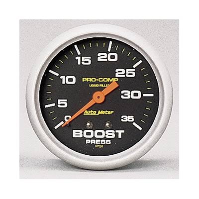 GAUGE BOOST 2-5/8in 0-35psi PROCOMP LIQUID FILLED