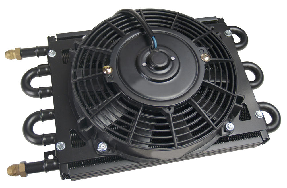 TRANS COOLER 13.625 x 7.625 x 3.625in with FAN -6m