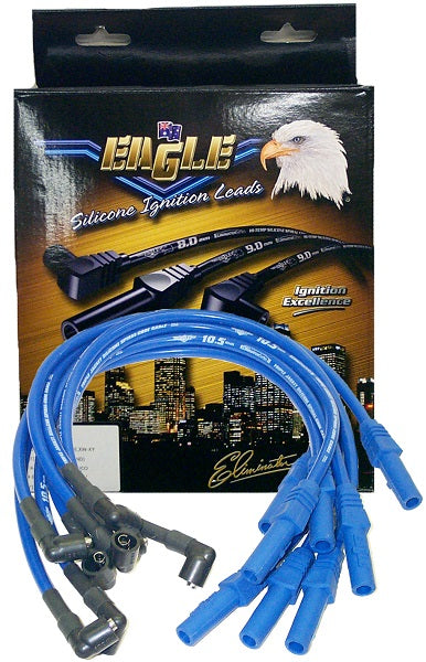 LEAD SET 9mm V8 90deg/STR BLUE