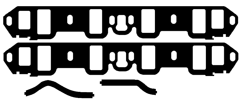 INTAKE SET FORD 289-302w BEADED
