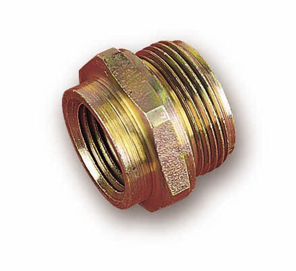 FUEL INLET HOLLEY 7/8-20m to 3/8f BRASS