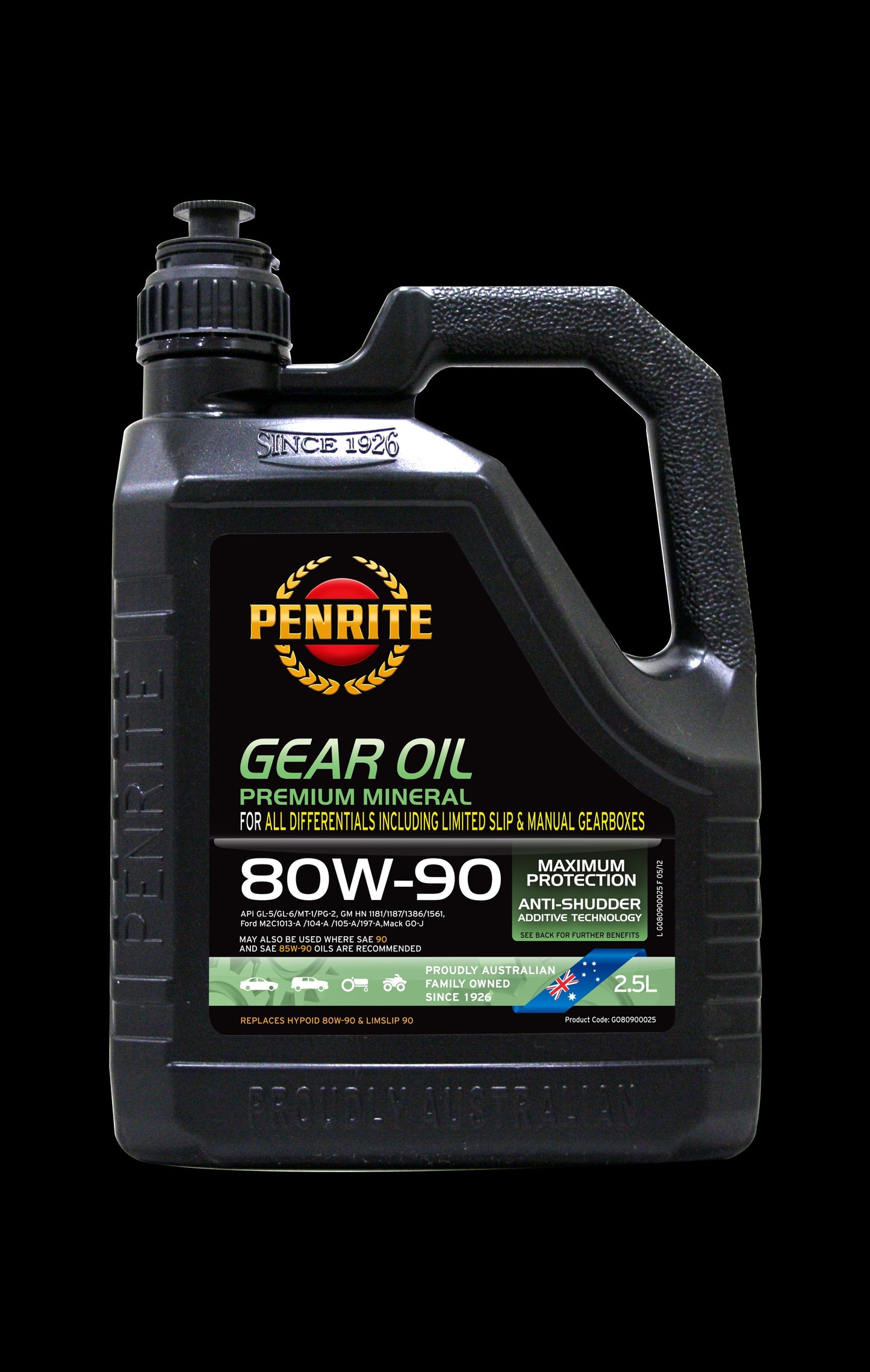 GEAR OIL 80w/90 2.5LTR