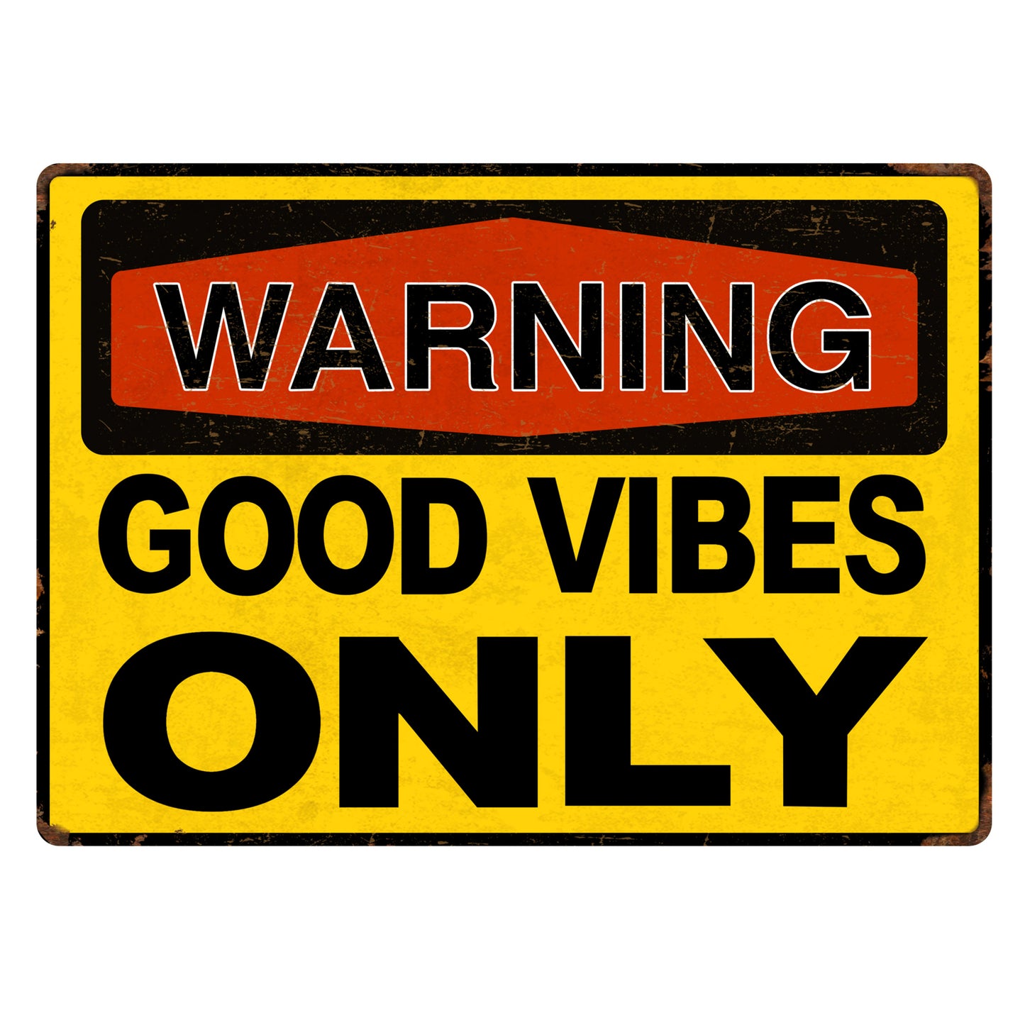 TIN SIGN GOOD VIBES