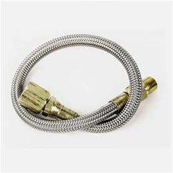 BRAIDED LINE -4 24in with fittings for gauge