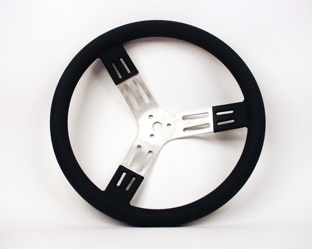 STEERING WHEEL 15in ALLOY DISH SMOOTH