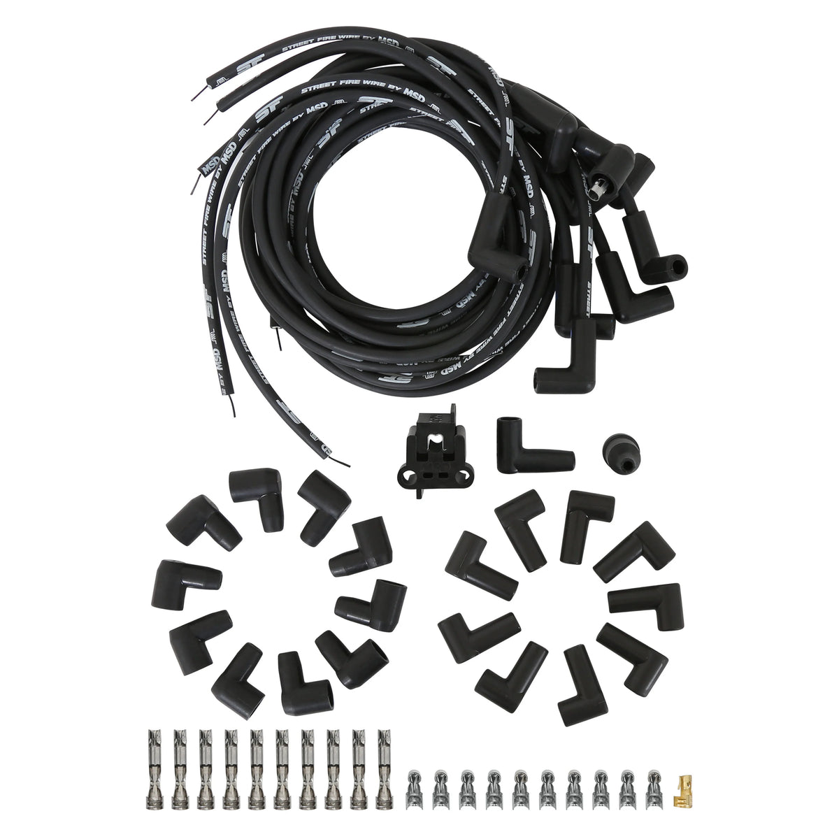 MSD5553 — LEAD SET 8mm V8 90deg/90deg HEI & STD BLACK