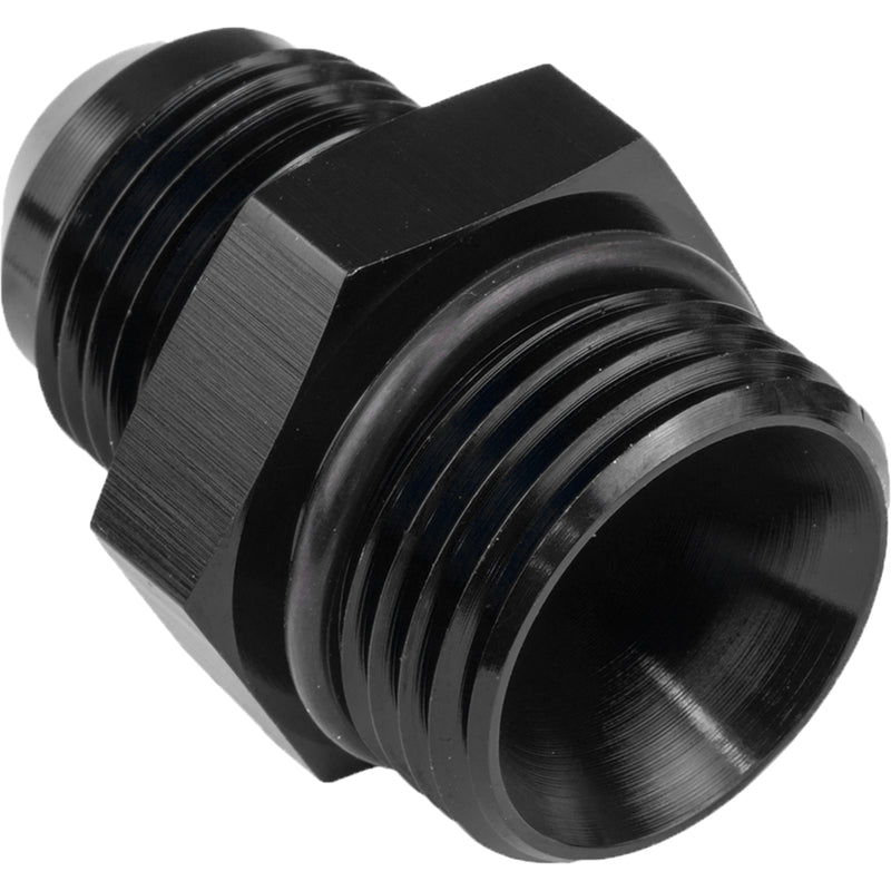 ADAPTER -8m to -8m O-RING PORT BLACK