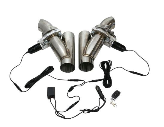 EXHAUST CUT OUTS ELECTRIC 3in with Y PIPE PROFLOW