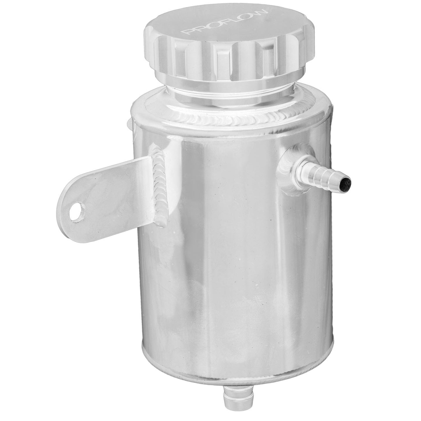 POWER STEER TANK 1/2m 3/8m barb 120x90mm Polished