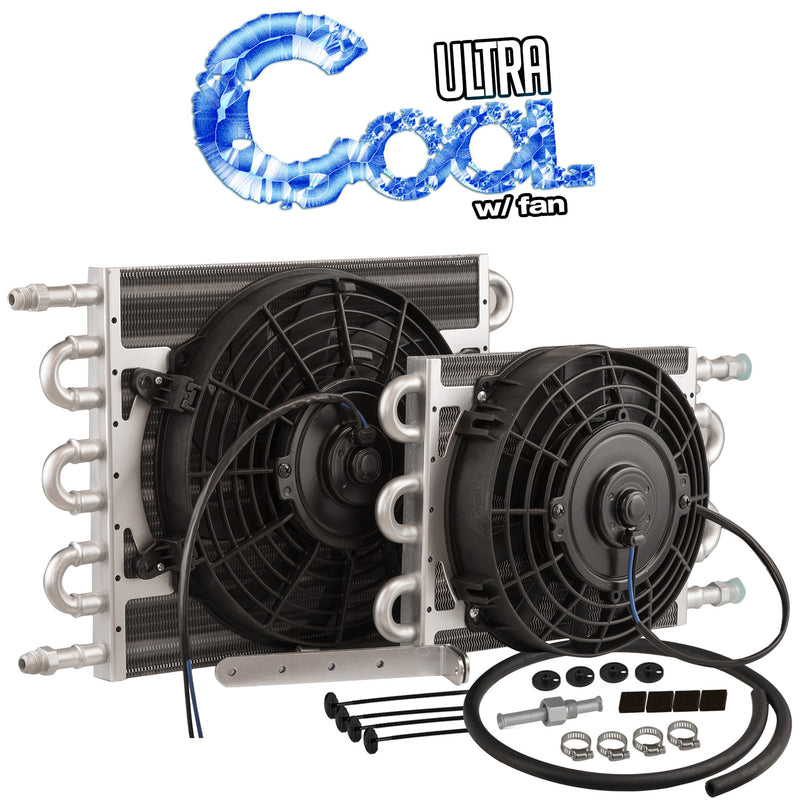 TRANS COOLER with FAN 7.5x12.5 -6