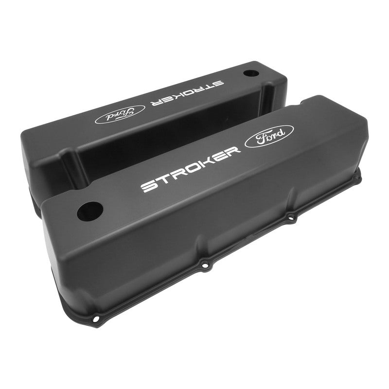 ROCKER COVERS FORD BB 429-460 BLACK ALLOY STROKER
