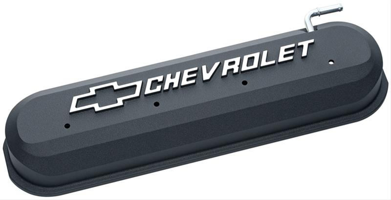ROCKER COVERS CHEV LS1 CHEVROLET LOGO BLACK