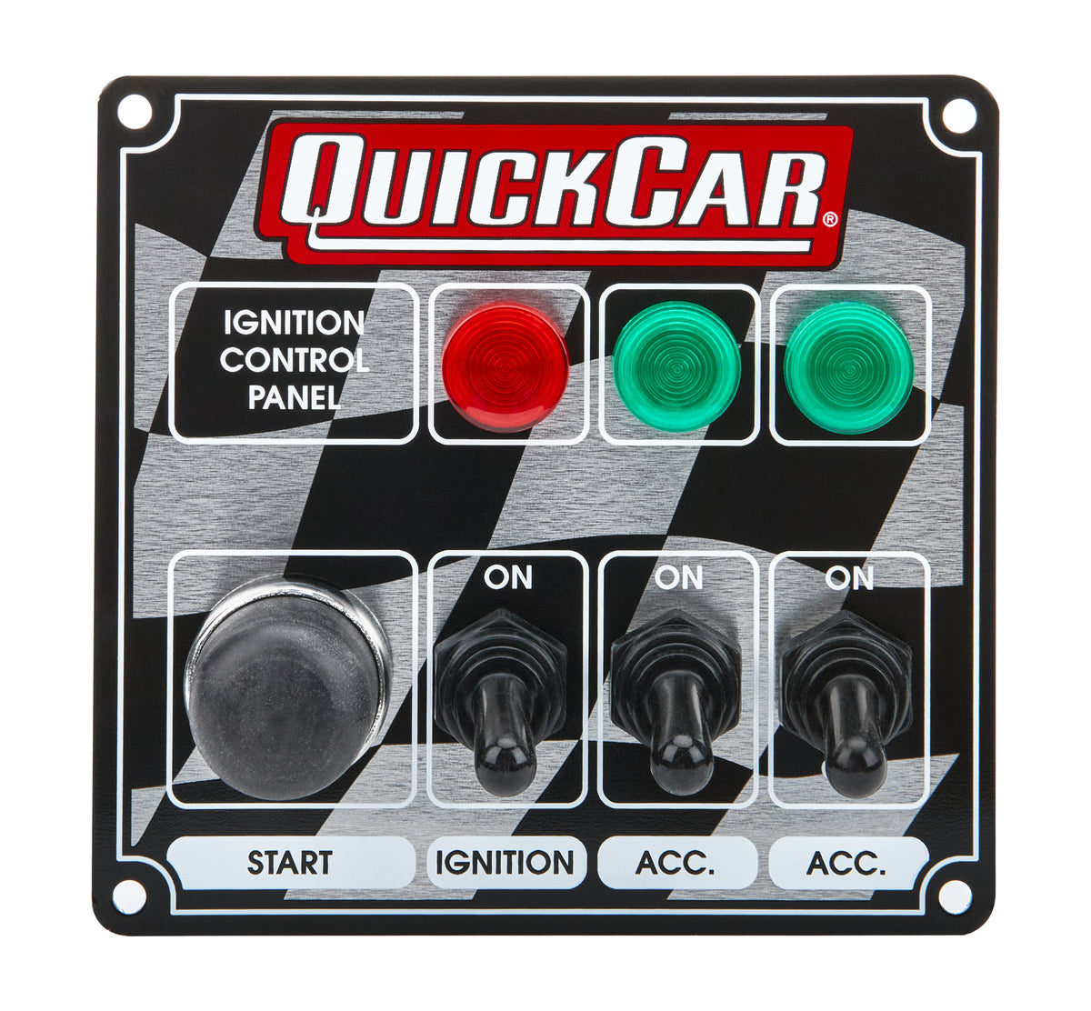 SWITCH PANEL IGNITION & START +2 ACC+ LIGHTS /FLAG