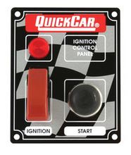 SWITCH PANEL IGNITION & START with FLIP UP flag