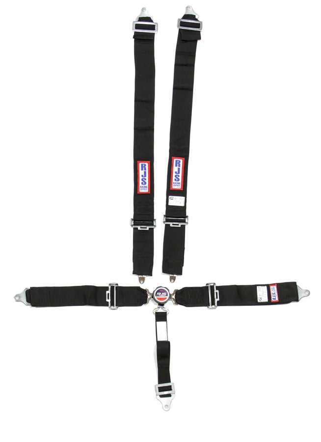 HARNESS 5pt CAMLOCK PULL DOWN BOLT SIDES BLACK
