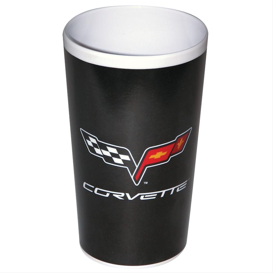 CUPS CORVETTE CROSS FLAG LOGO SET OF FOUR