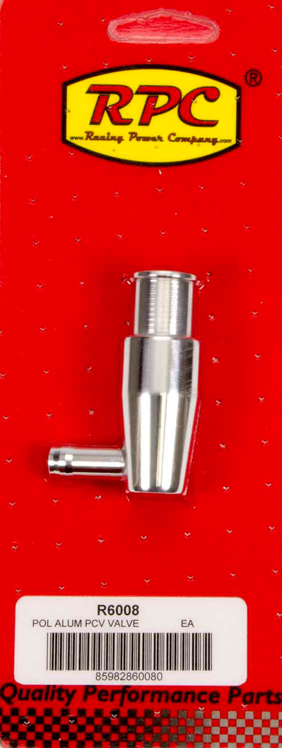PCV VALVE ANGLED ALLOY POLISHED