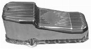 SUMP CHEV SB pre 80 LH DIP ALLOY with FINS
