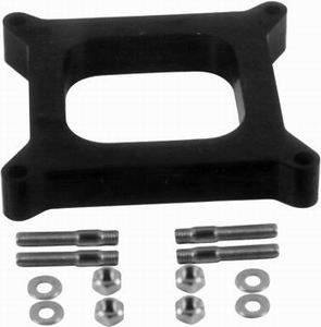 CARB SPACER SQ BORE 1in PHENOLIC OPEN