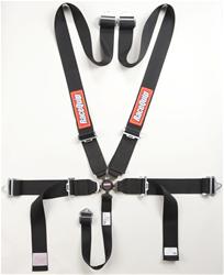 HARNESS 5pt CAMLOCK PULL DOWN BLACK WRAP