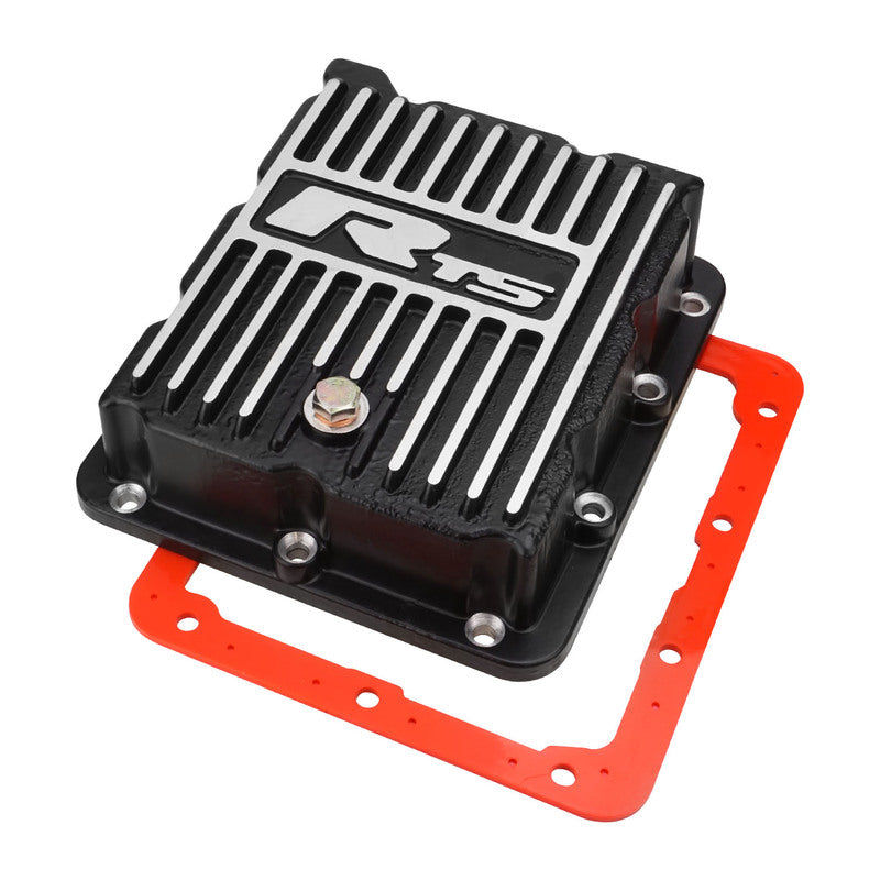 TRANS PAN FORD C4 ALLOY DEEP BLACK FINNED