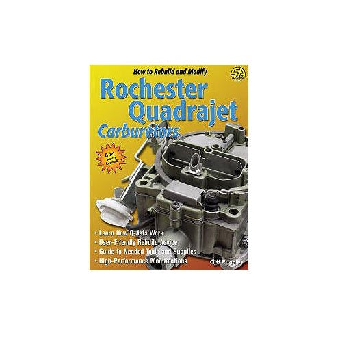 BOOK HOW TO BUILD & MODIFY QUADRAJET CARBS
