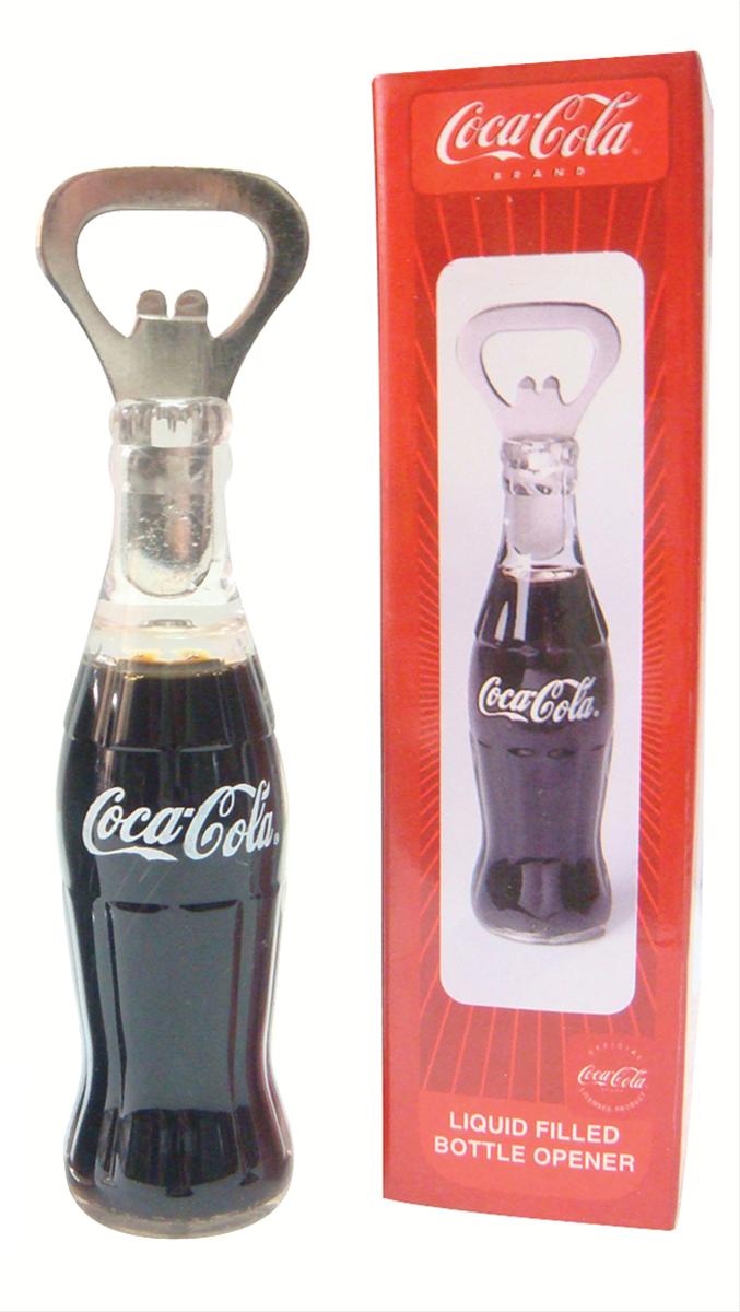 BOTTLE OPENER LIQUID FILLED COCA-COLA