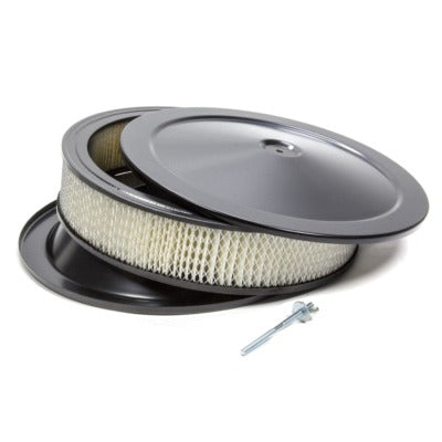 AIR CLEANER 14in x 3in BLACK DROP BASE