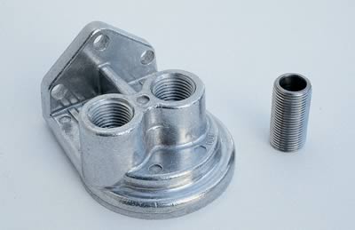 REMOTE OIL FILTER MOUNT FORD HP1 Cast TOP PORTS