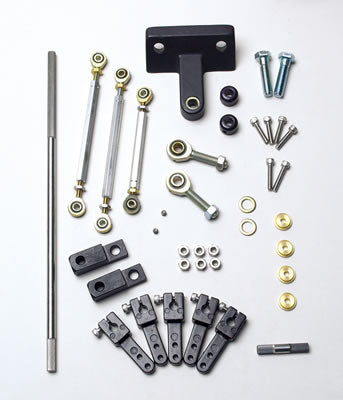 LINKAGE KIT CHEV SB TUNNEL RAM TWIN HOLLEY ENDERLE