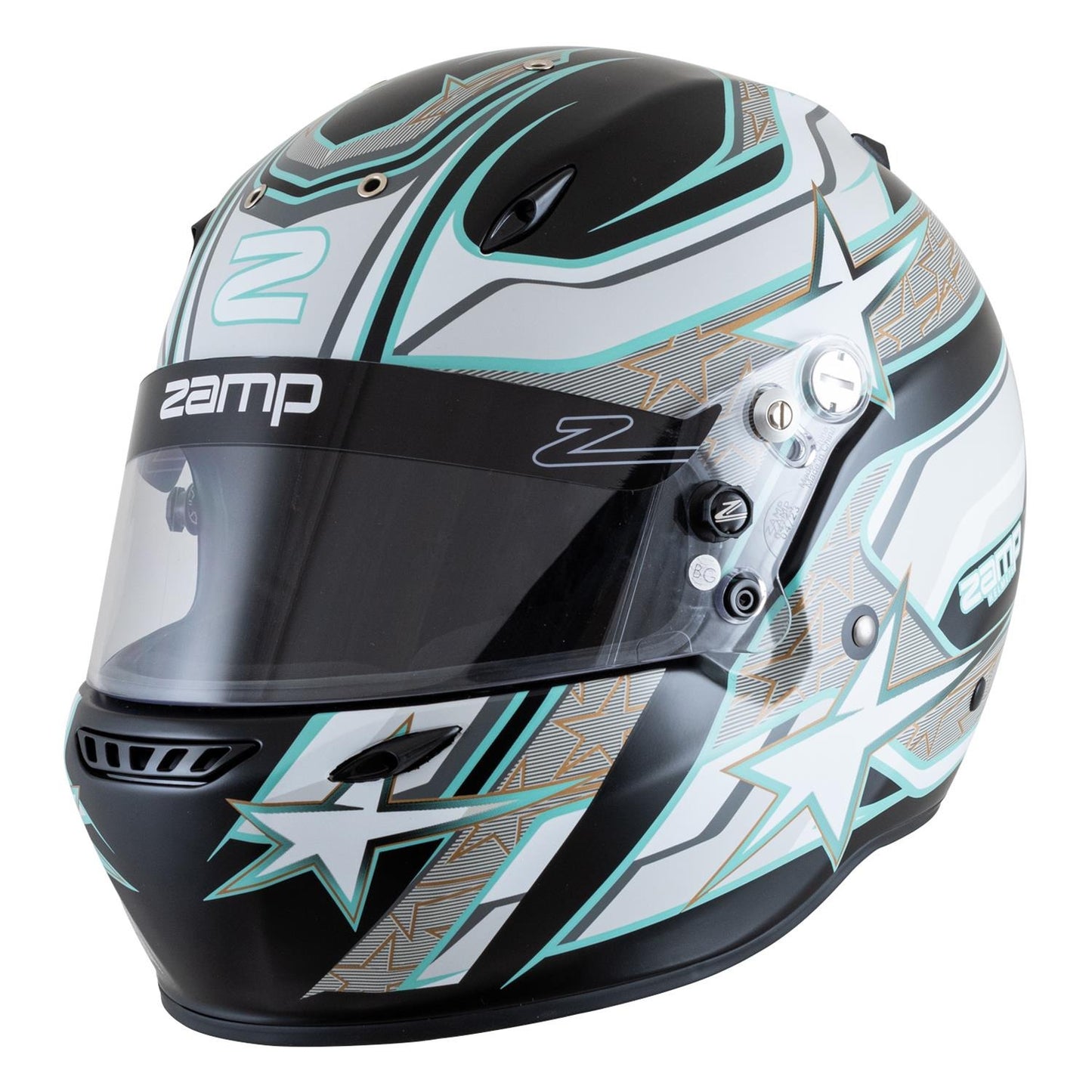 HELMET size MEDIUM Matt Blk/Gry/Lt.Gr ZR-72 SA2020